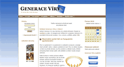 Desktop Screenshot of generaceviry.cz